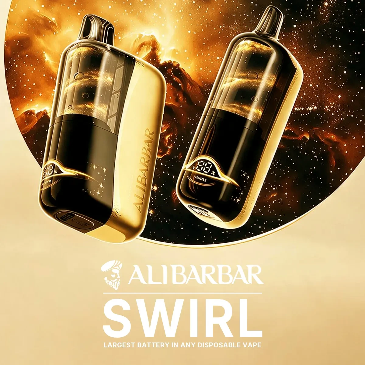 ALIBARBAR Swirl 13000 - Sour Blueberry B-Pop (13,000 Puffs)