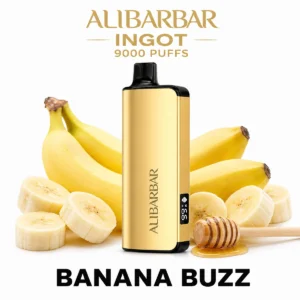 ALIBARBAR Ingot 9000 - Banana Buzz (9,000 Puffs)