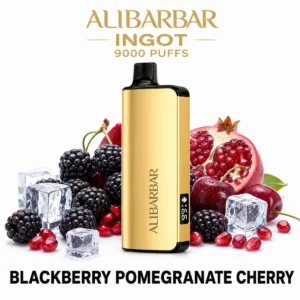 ALIBARBAR Ingot 9000 - Blackberry Pomegranate Cherry (9,000 Puffs)