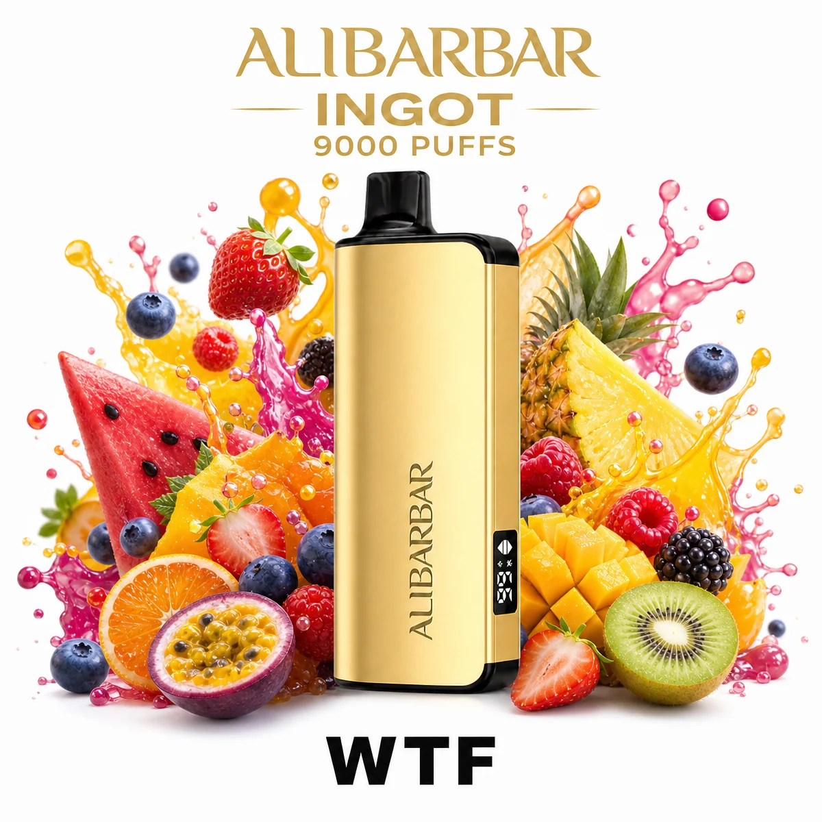 ALIBARBAR Ingot 9000 - WTF (Grapefruit) (9,000 Puffs)