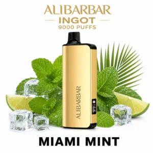 ALIBARBAR Ingot 9000 - Miami Mint (9,000 Puffs)