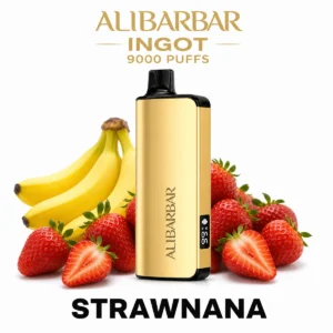 ALIBARBAR Ingot 9000 - Strawnana (9,000 Puffs)