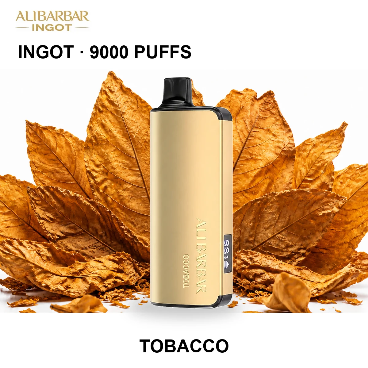 ALIBARBAR Ingot 9000 - Tobacco (9,000 Puffs)