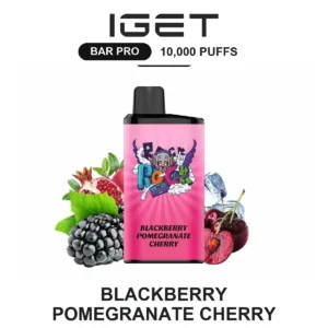 IGET Bar Pro - Blackberry Pomegranate Cherry (10,000 Puffs)