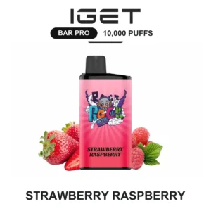 IGET Bar Pro - Strawberry Raspberry (10,000 Puffs)
