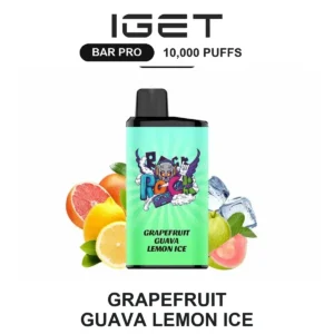 IGET Bar Pro - Grapefruit Guava Lemon Ice (10,000 Puffs)