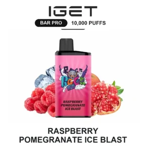 IGET Bar Pro - Raspberry Pomegranate Ice Blast (10,000 Puffs)