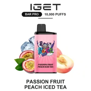 IGET Bar Pro - Passion Fruit Peach Iced Tea (10,000 Puffs)