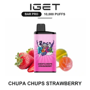 IGET Bar Pro - Chupa Chups Strawberry (10,000 Puffs)