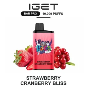 IGET Bar Pro - Strawberry Cranberry Bliss (10,000 Puffs)
