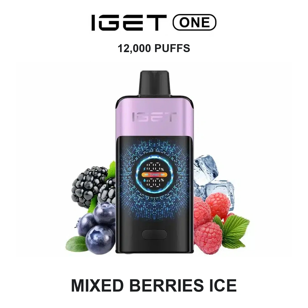 IGET ONE - Mixed Berries Ice (12,000 Puffs)
