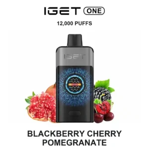 IGET ONE - Blackberry Cherry Pomegranate (12,000 Puffs)