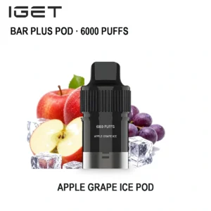 IGET Bar Plus Pod 6000 - Apple Grape Ice (6,000 Puffs)