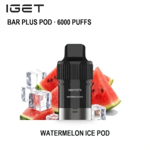 IGET Bar Plus Pod 6000 - Watermelon Ice (6,000 Puffs)