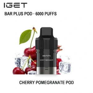 IGET Bar Plus Pod 6000 - Cherry Pomegranate (6,000 Puffs)