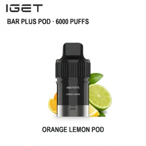 IGET Bar Plus Pod 6000 - Orange Lemon (6,000 Puffs)