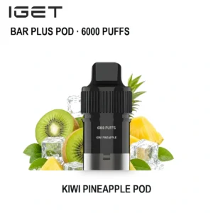 IGET Bar Plus Pod 6000 - Kiwi Pineapple (6,000 Puffs)