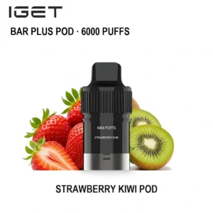 IGET Bar Plus Pod 6000 - Strawberry Kiwi (6,000 Puffs)