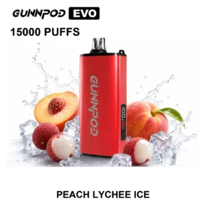 GUNNPOD EVO - Peach Lychee Ice (15,000 Puffs)
