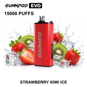 GUNNPOD EVO - Strawberry Kiwi Ice (15,000 Puffs)