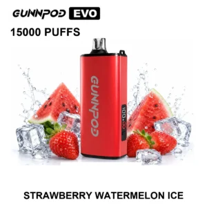 GUNNPOD EVO - Strawberry Watermelon Ice (15,000 Puffs)