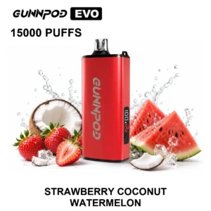 GUNNPOD EVO - Strawberry Coconut Watermelon (15,000 Puffs)