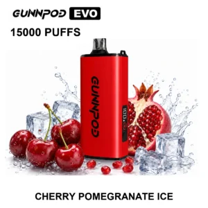 GUNNPOD EVO - Cherry Pomegranate Ice (15,000 Puffs)