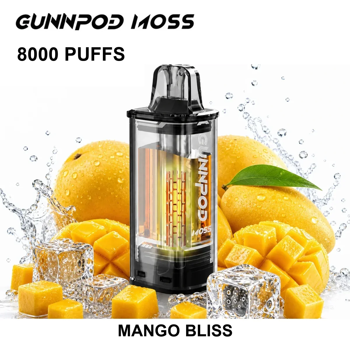 GUNNPOD Moss Pod 8000 - Mango Bliss (8,000 Puffs)
