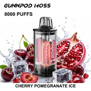 GUNNPOD Moss Pod 8000 - Cherry Pomegranate Ice (8,000 Puffs)