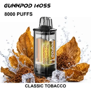 GUNNPOD Moss Pod 8000 - Classic Tobacco (8,000 Puffs)