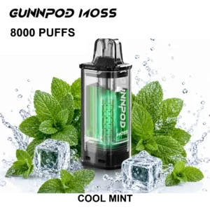 GUNNPOD Moss Pod 8000 - Cool Mint (8,000 Puffs)