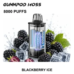 GUNNPOD Moss Pod 8000 - Blackberry Ice (8,000 Puffs)