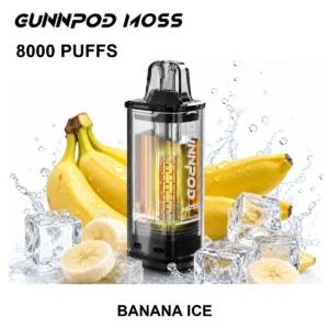 GUNNPOD Moss Pod 8000 - Banana Ice (8,000 Puffs)