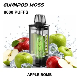 GUNNPOD Moss Pod 8000 - Apple Bomb (8,000 Puffs)