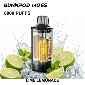 GUNNPOD Moss Pod 8000 - Lime Lemonade (8,000 Puffs)