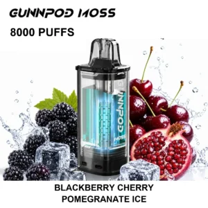GUNNPOD Moss Pod 8000 - Blackberry Cherry Pomegranate Ice (8,000 Puffs)