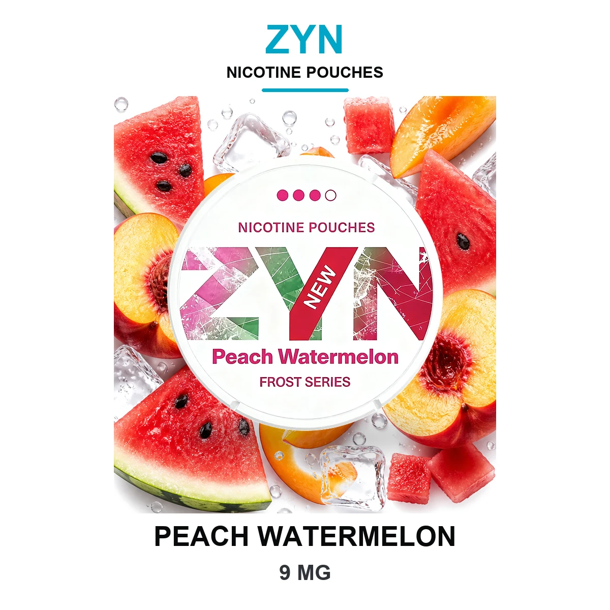 ZYN Nicotine Pouches - Peach Watermelon