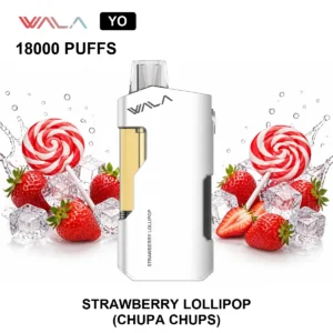 WALA YO 18000 - Strawberry Lollipop (Chupa Chups) (18,000 Puffs)